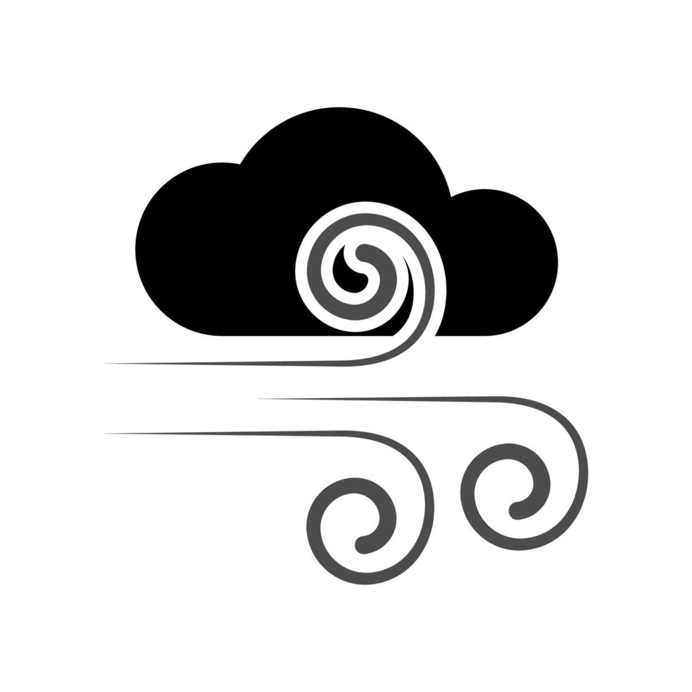 Illustration Vector Graphic of Windy Icon