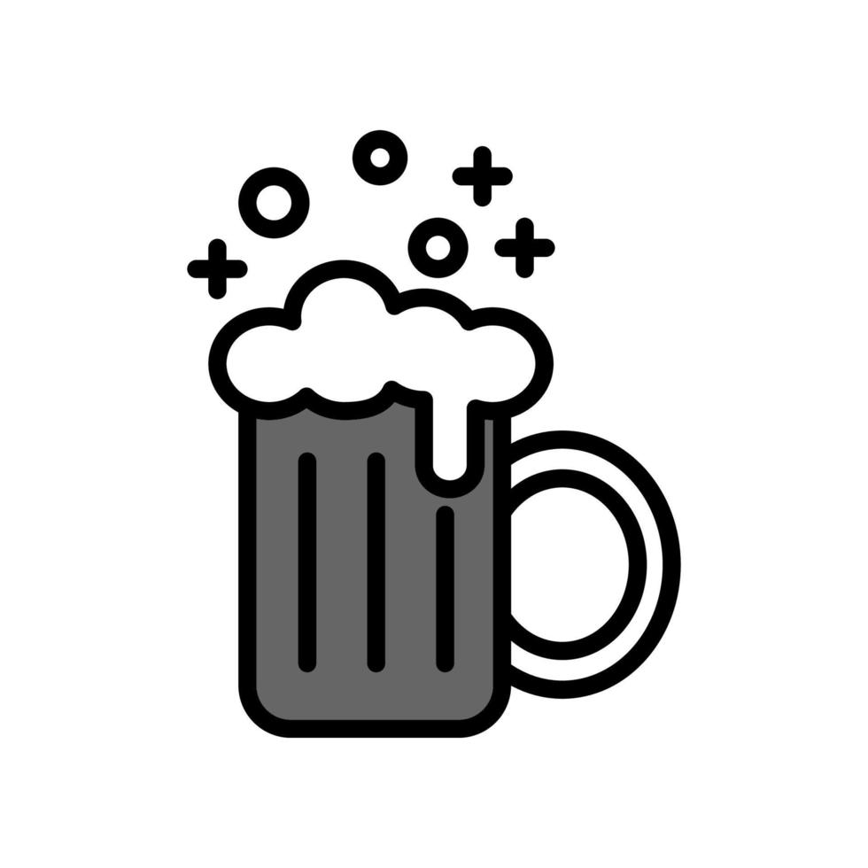 ilustración vectorial gráfico del icono de la cerveza vector