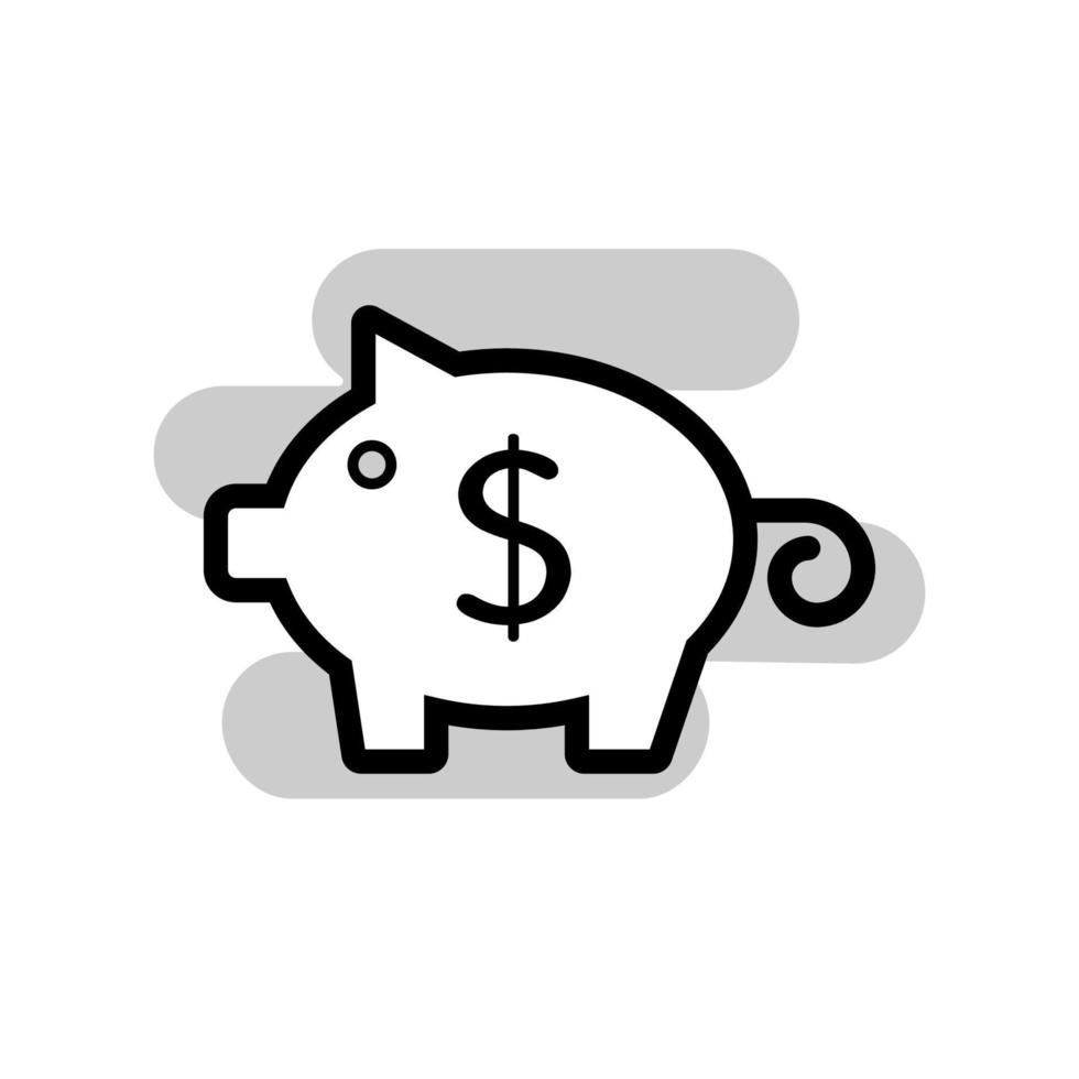 Illustration Vector Graphic of Piggy Bank Icon