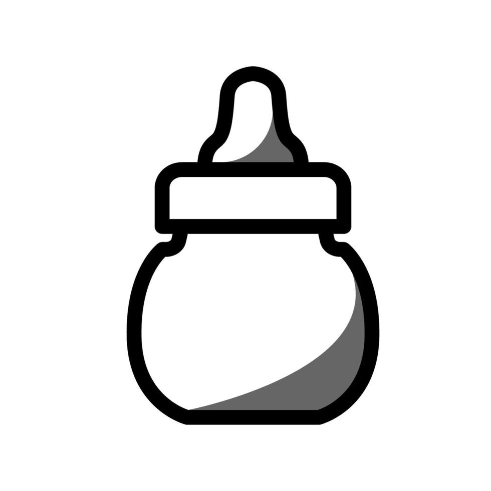 Illustration Vector Graphic of Milk Bottle Icon