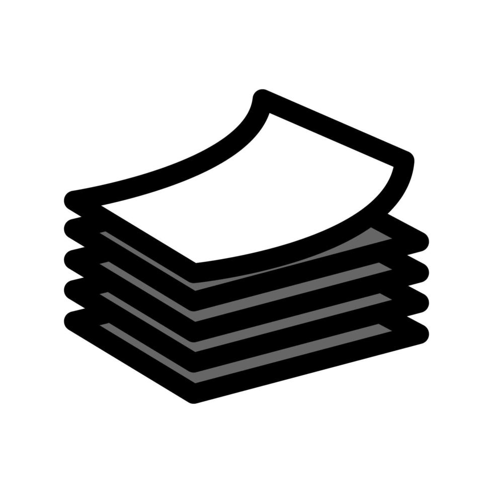 paper icon template vector