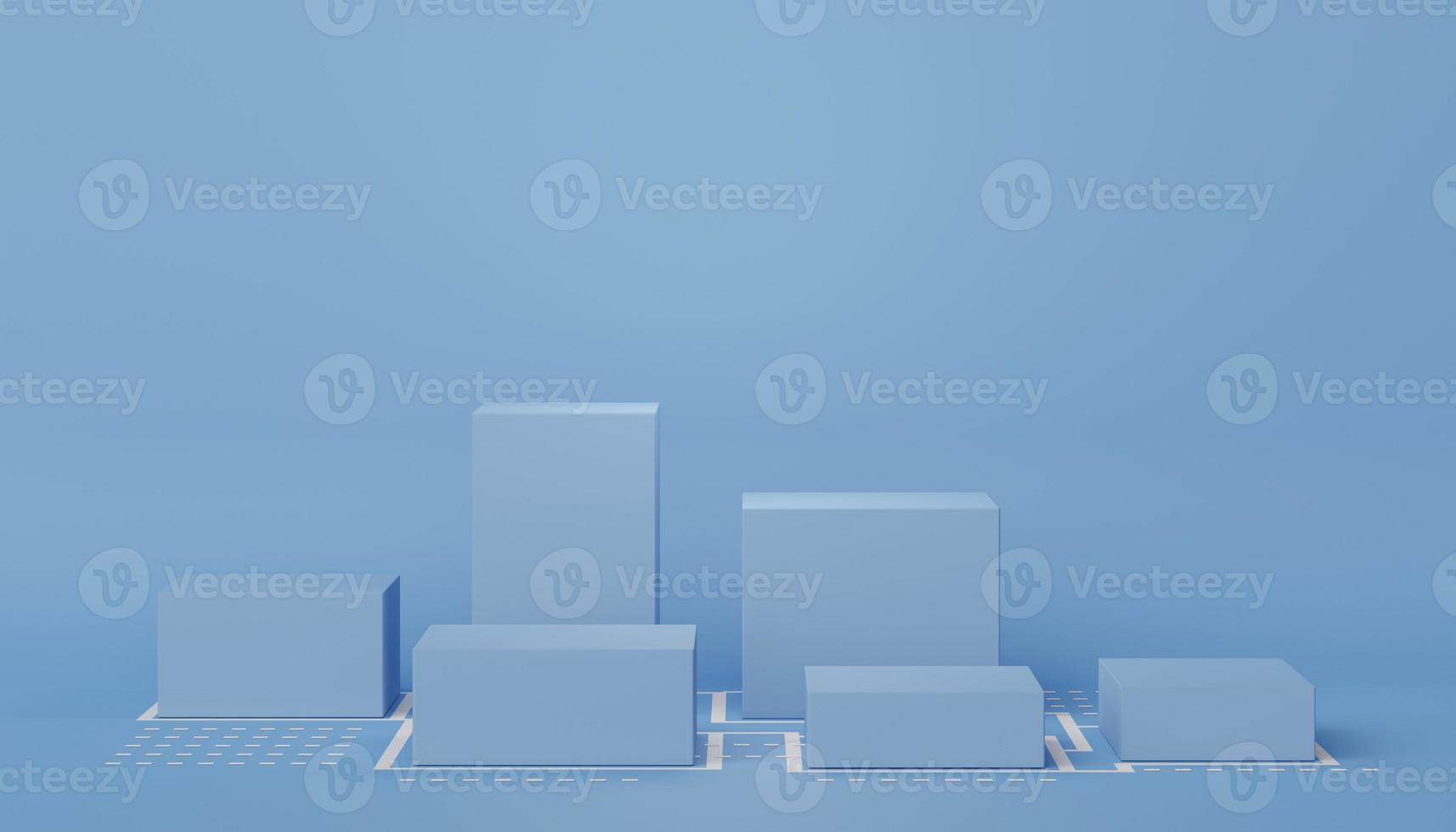 3d render display podium for product and cosmetic presentation. Minimal scene for advertising. Abstract clean background for web banner and mock up. simple geometric shapes. photo