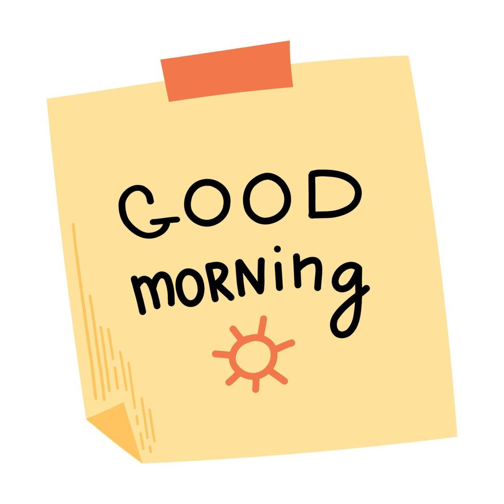 Cartoon notes.  Colorful note papers on isolated background vector