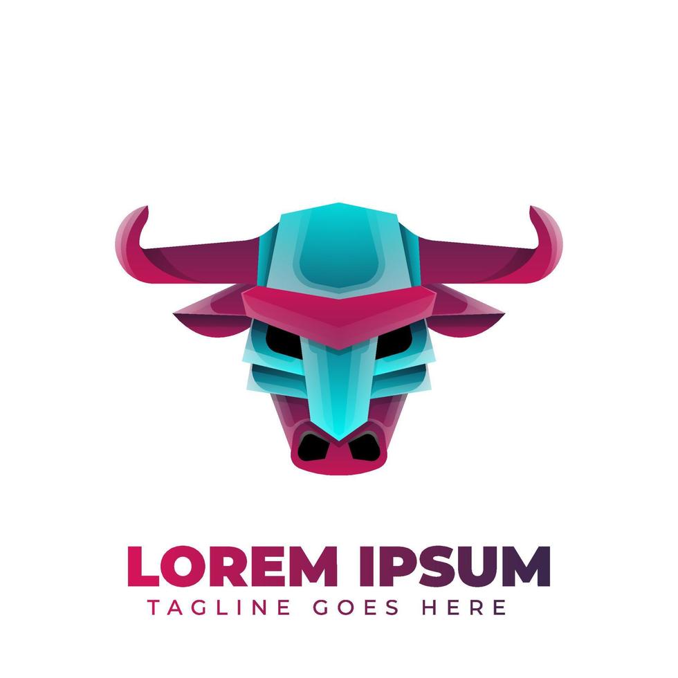 Bull Logo Template vector