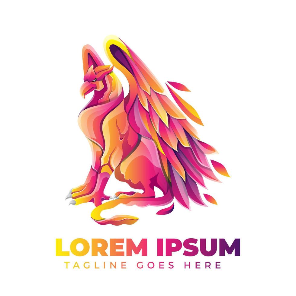 Griffin Logo Template vector