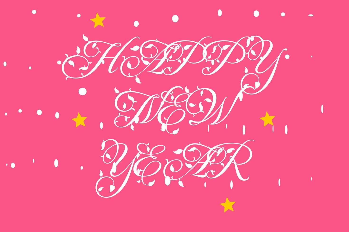 happy new year card vector