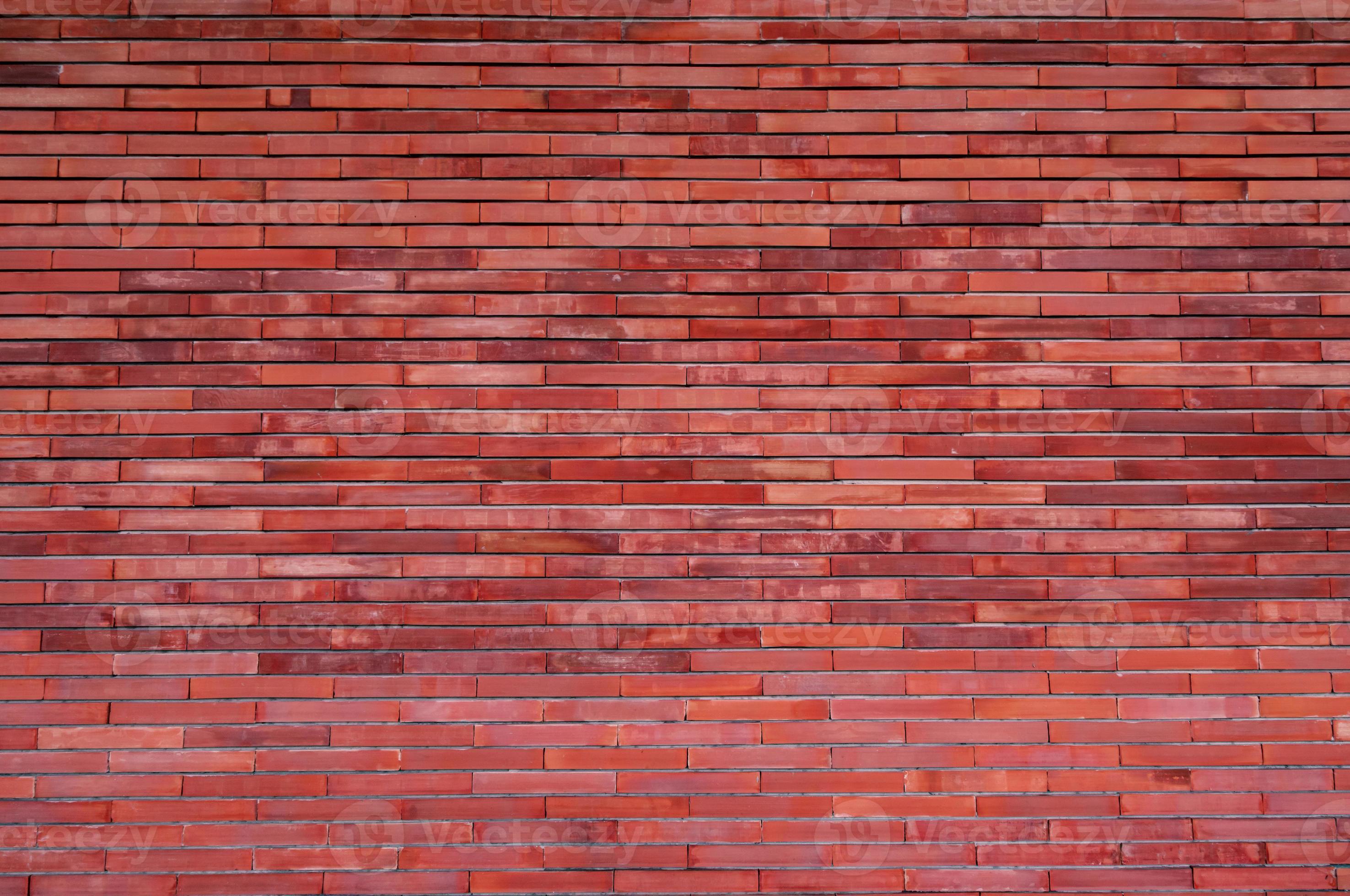Orange brick wall texture background. Vintage pattern wallpaper. Empty