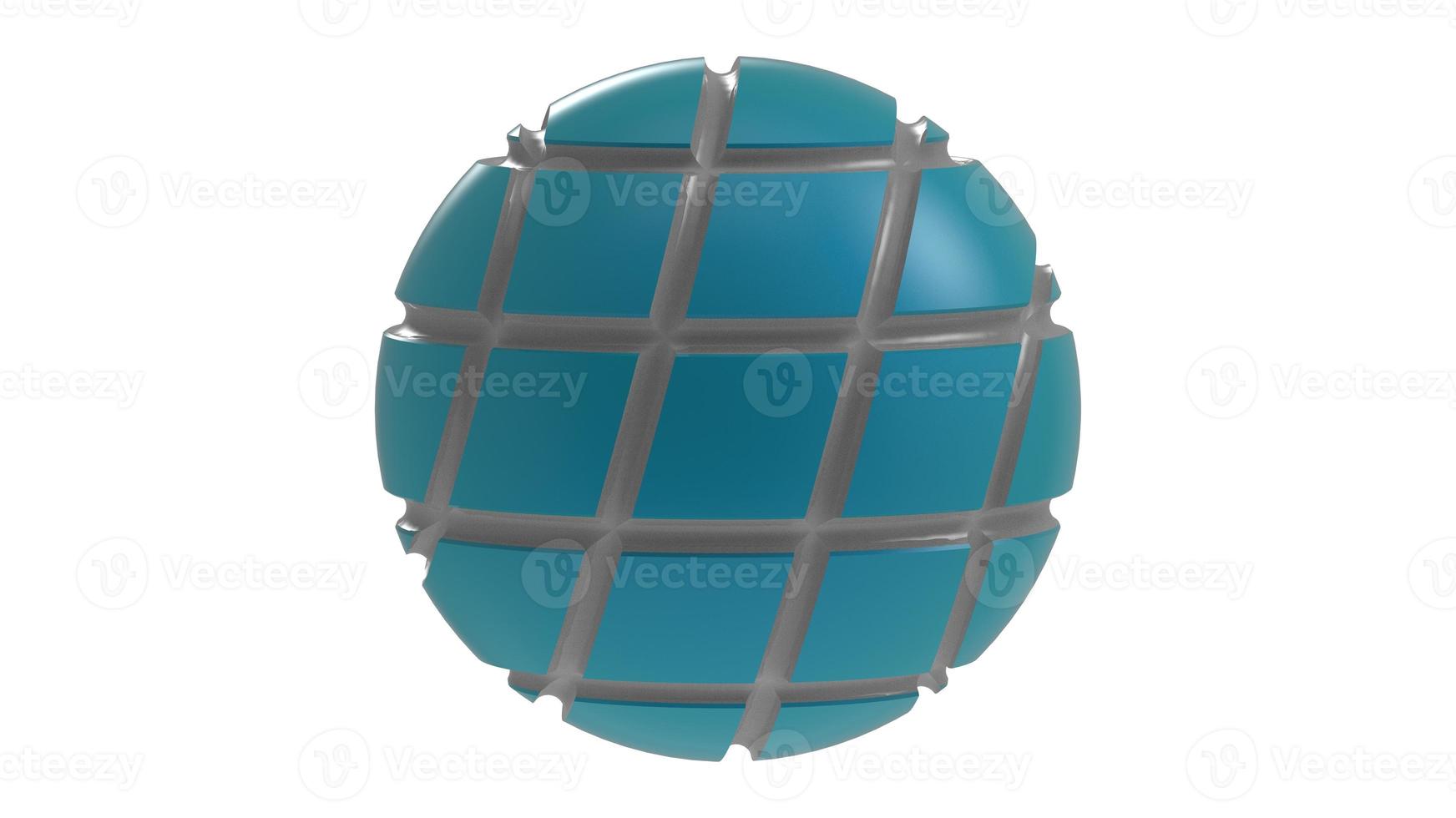 3d gold sphere steel celebration illustration render photo