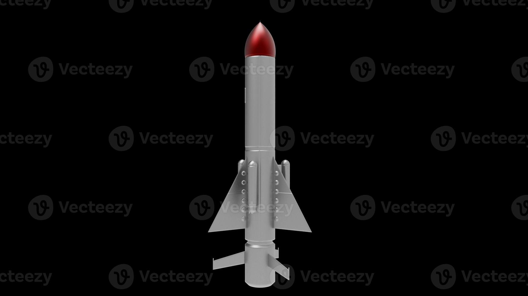 rocket missile war conflict ammo warhead nuclear militar weapon nuke 3d illustration spaceship photo