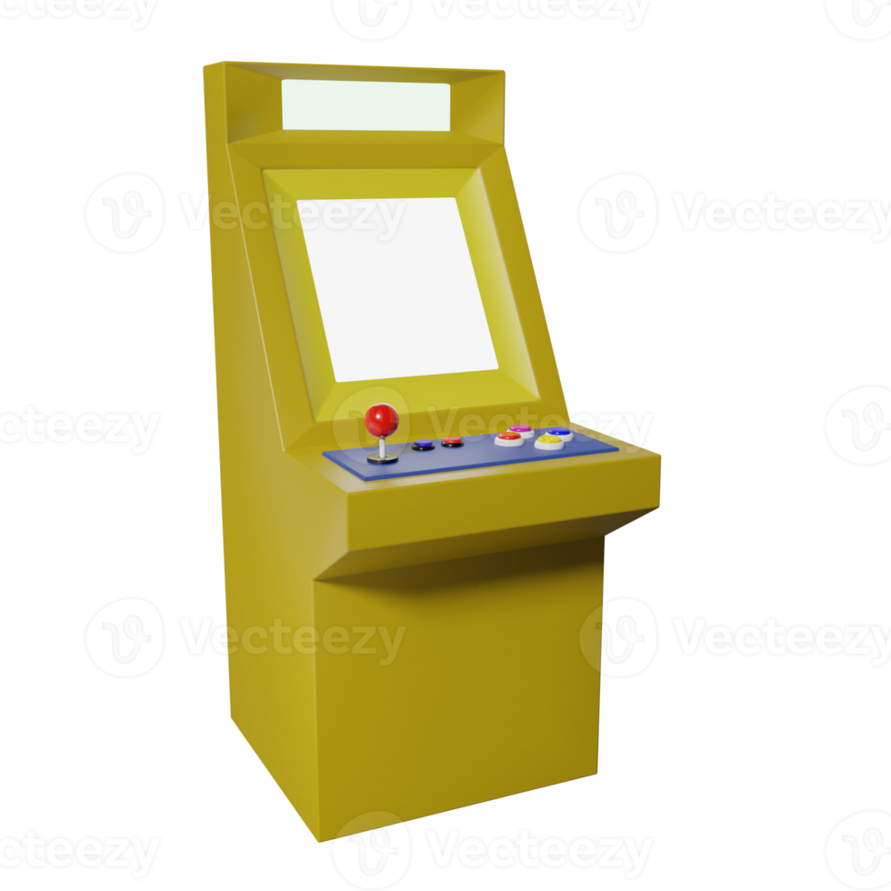 Retro arcade machine png