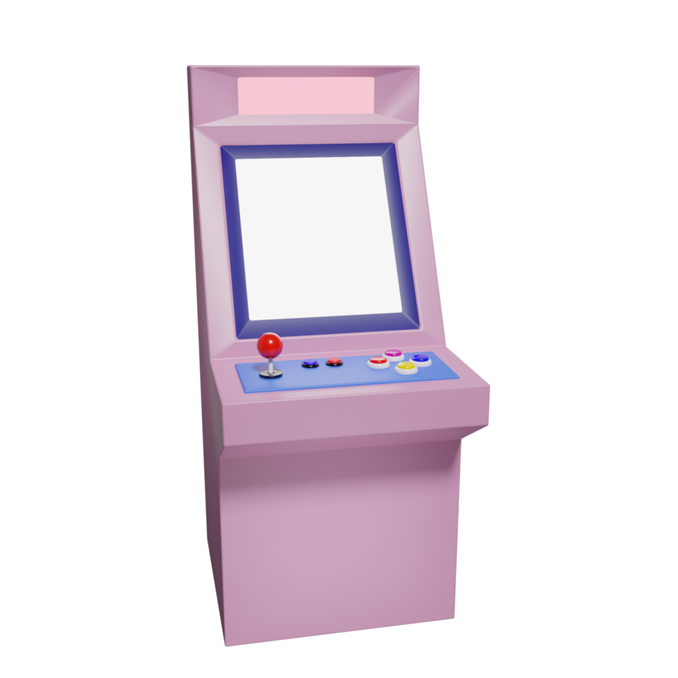 3D-arcademachine png