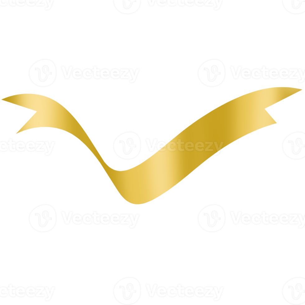 Gold Ribbon Banner 8822113 PNG