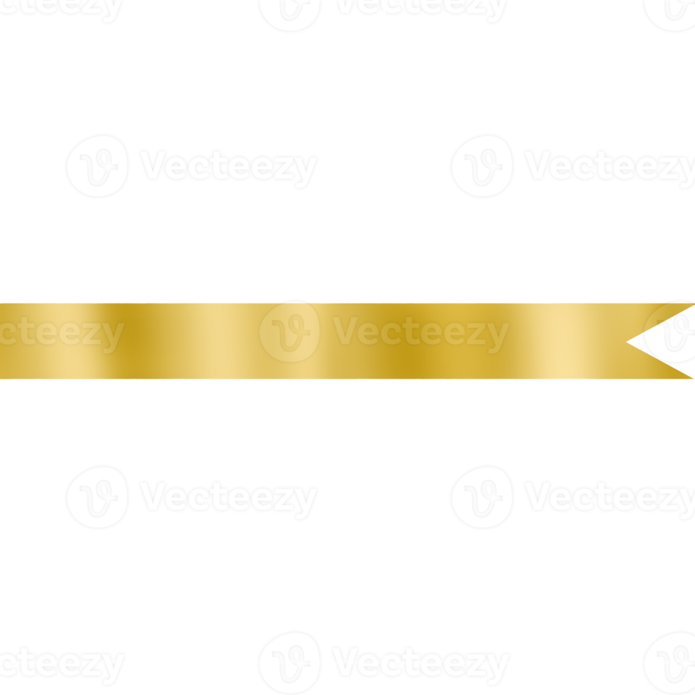 Gold Ribbon Banner 8822135 PNG