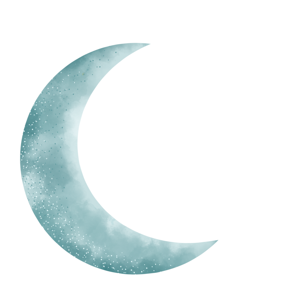 illustration de la lune bohème png