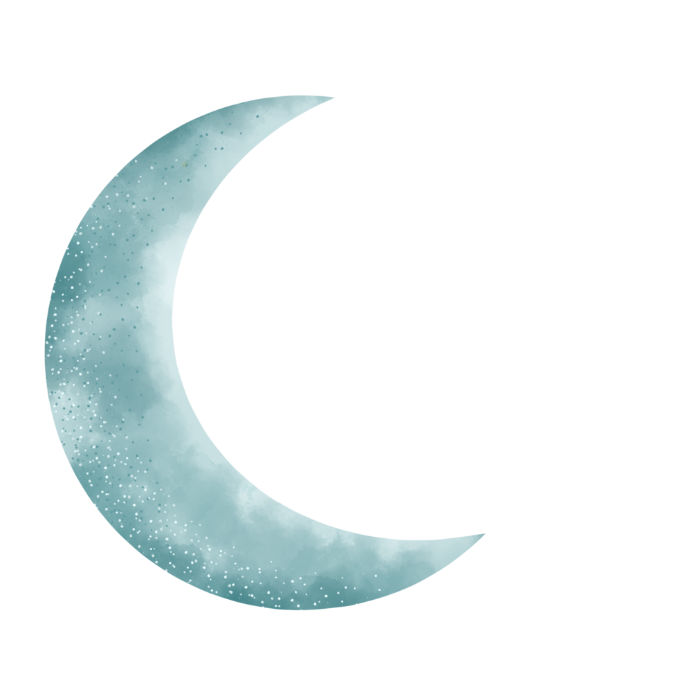 Boho Moon Illustration png