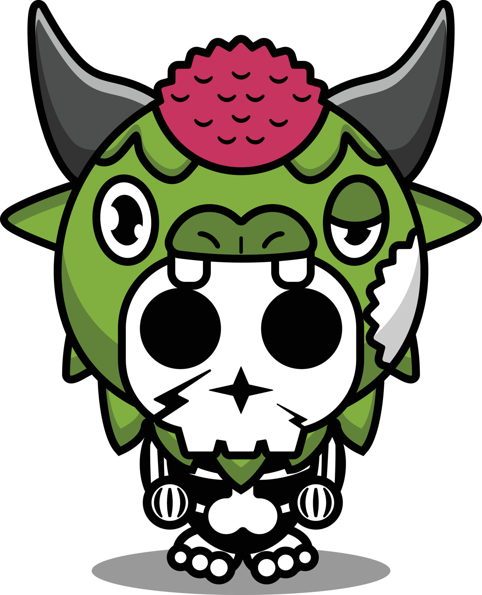 vector illustration of cute cartoon character zombie mascot bone animal buffalo halloween 8822517 Vector Art at Vecteezy vector illustration of cute cartoon character zombie mascot bone animal buffalo halloween 8822517 Vector Art at Vecteezy