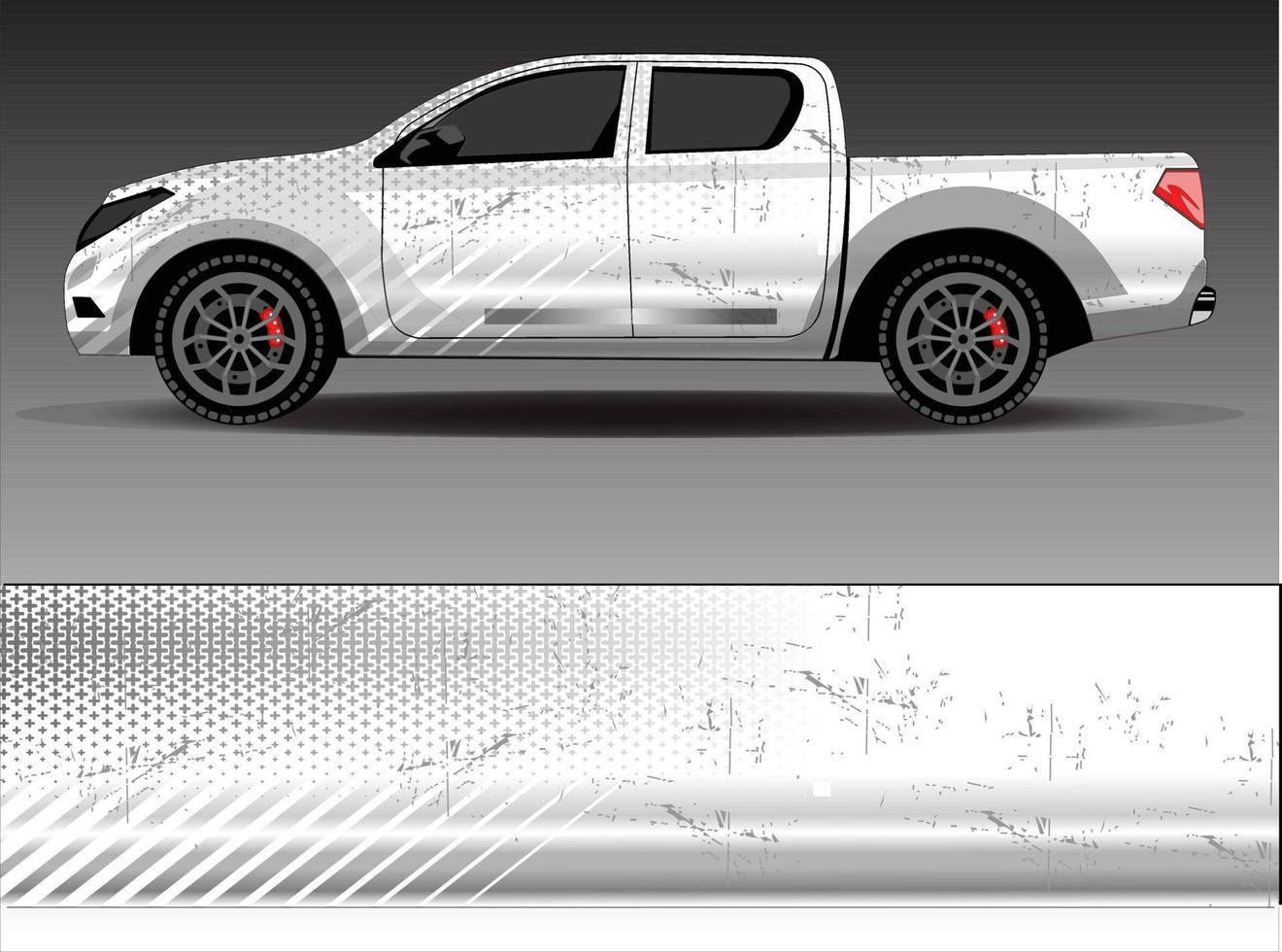 Car wrap decal graphics. Abstract eagle stripe  grunge racing and sport background for racing livery or daily use car vinyl sticker vector