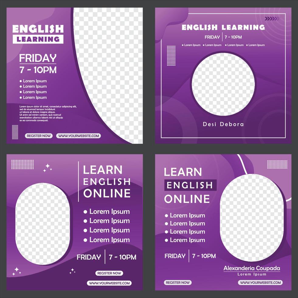learn english online vector
