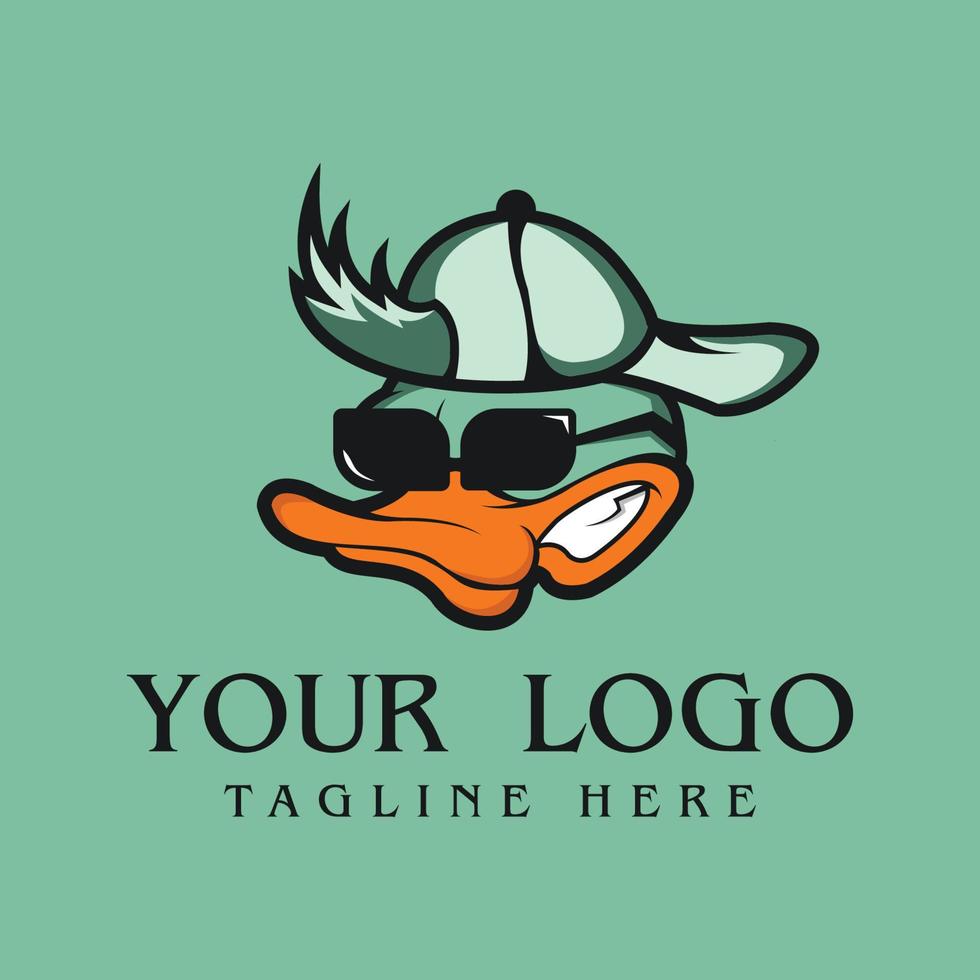 duck logo designs vector