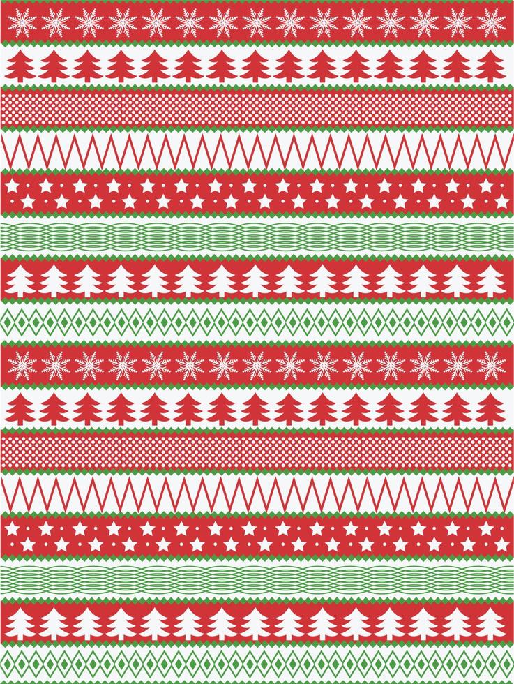 Winter sweater styled seamless pattern vector