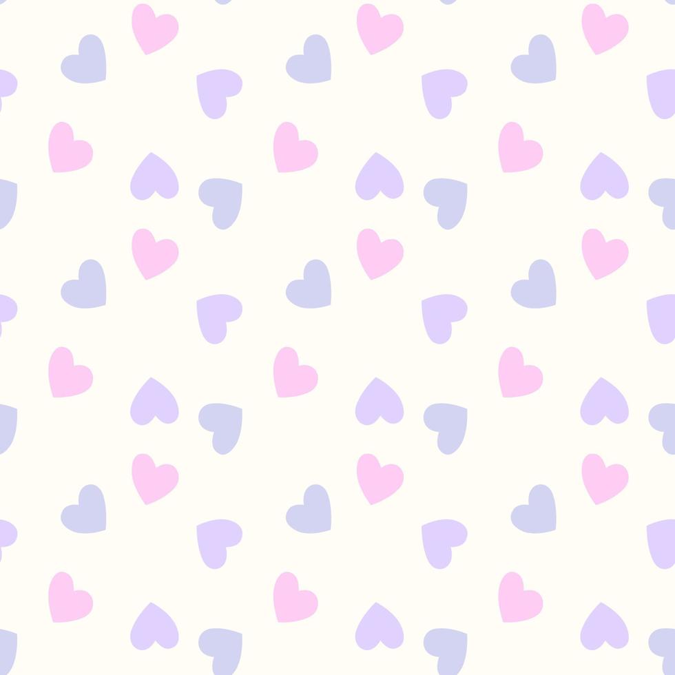 Love heart seamless repeat all over pattern vector