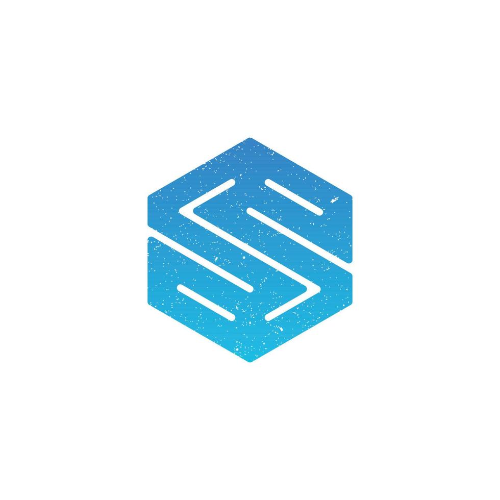 abstract initial letter TS logo in blue color isolated in white background applied for business and consulting logo also suitable for the brands or companies that have initial name ST vector