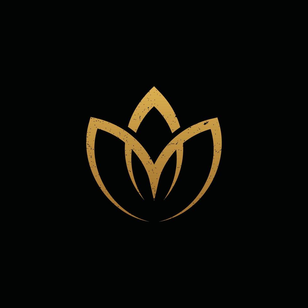 abstract initial letter AM logo in gold color isolated in black background applied for meditation center logo also suitable for the brands or companies that have initial name MA vector