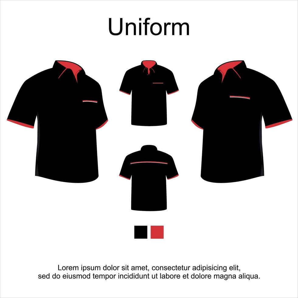 uniform elegant simple vector