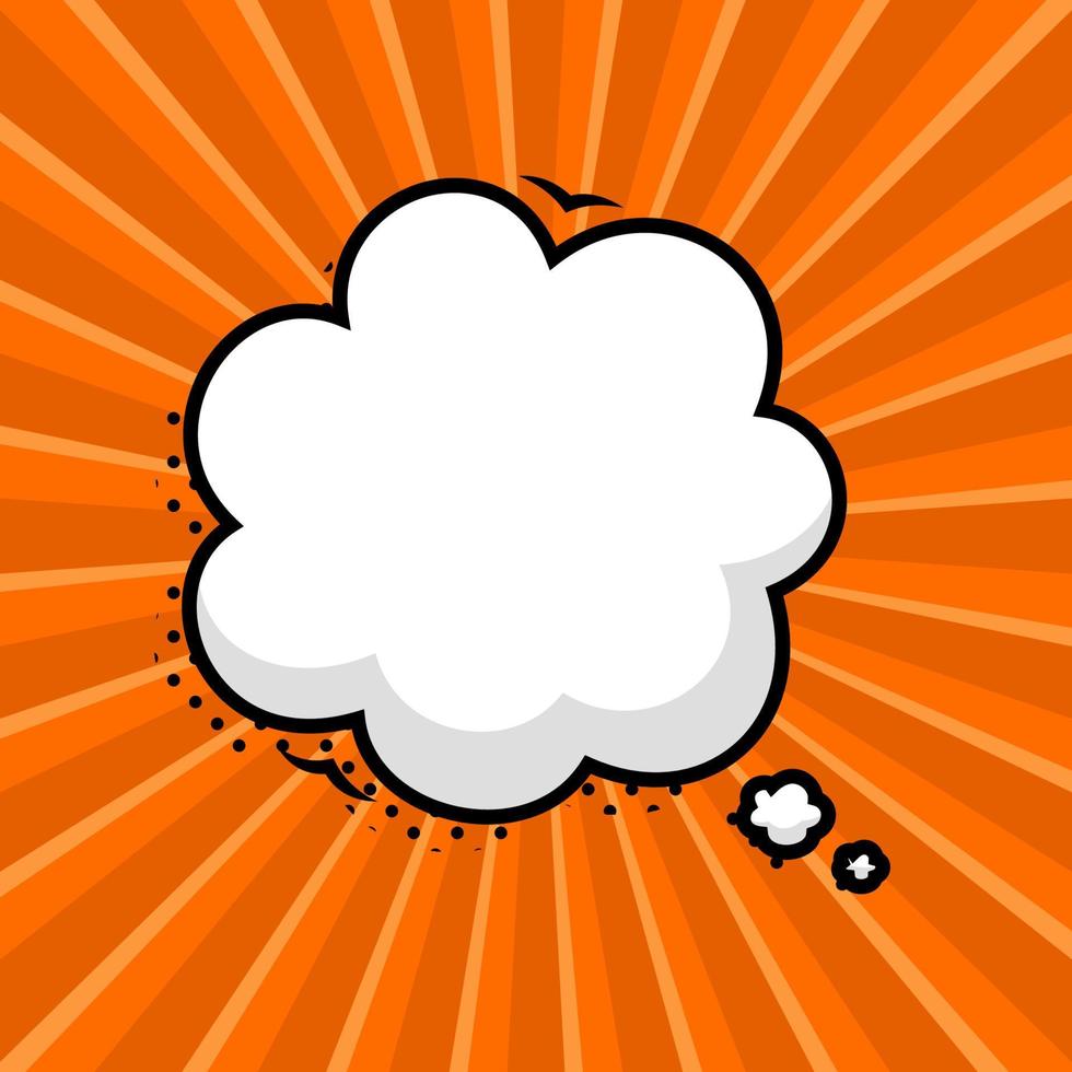 Hand drawn speech bubbles isolated vector