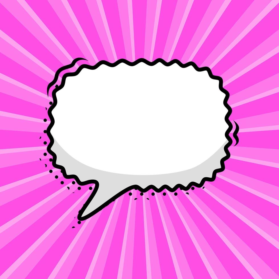 Hand drawn speech bubbles isolated vector