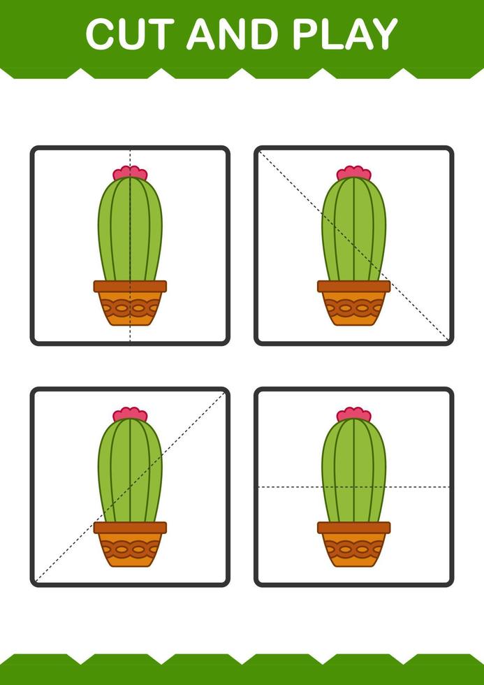 Cut and play with Cactus vector