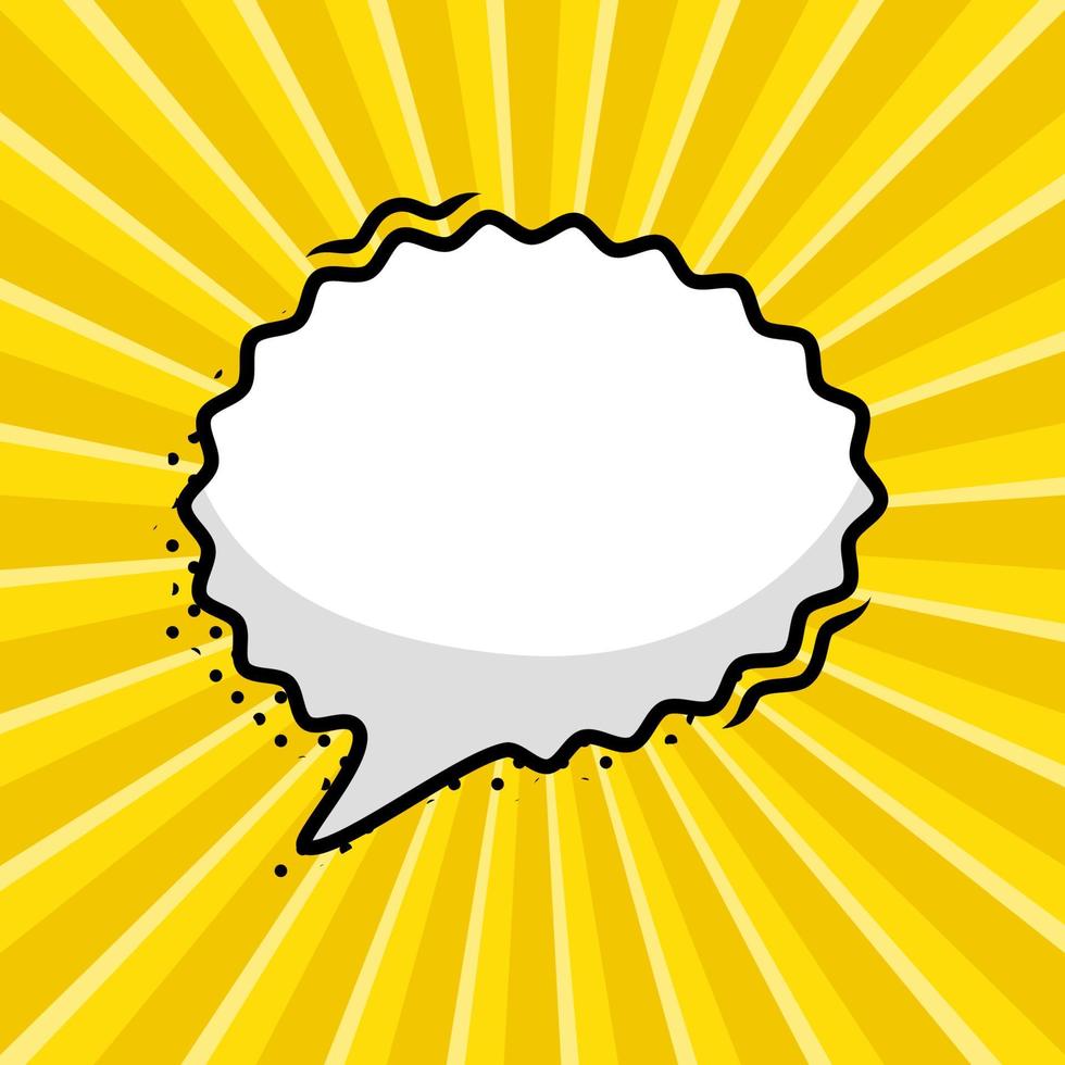 Hand drawn speech bubbles isolated vector