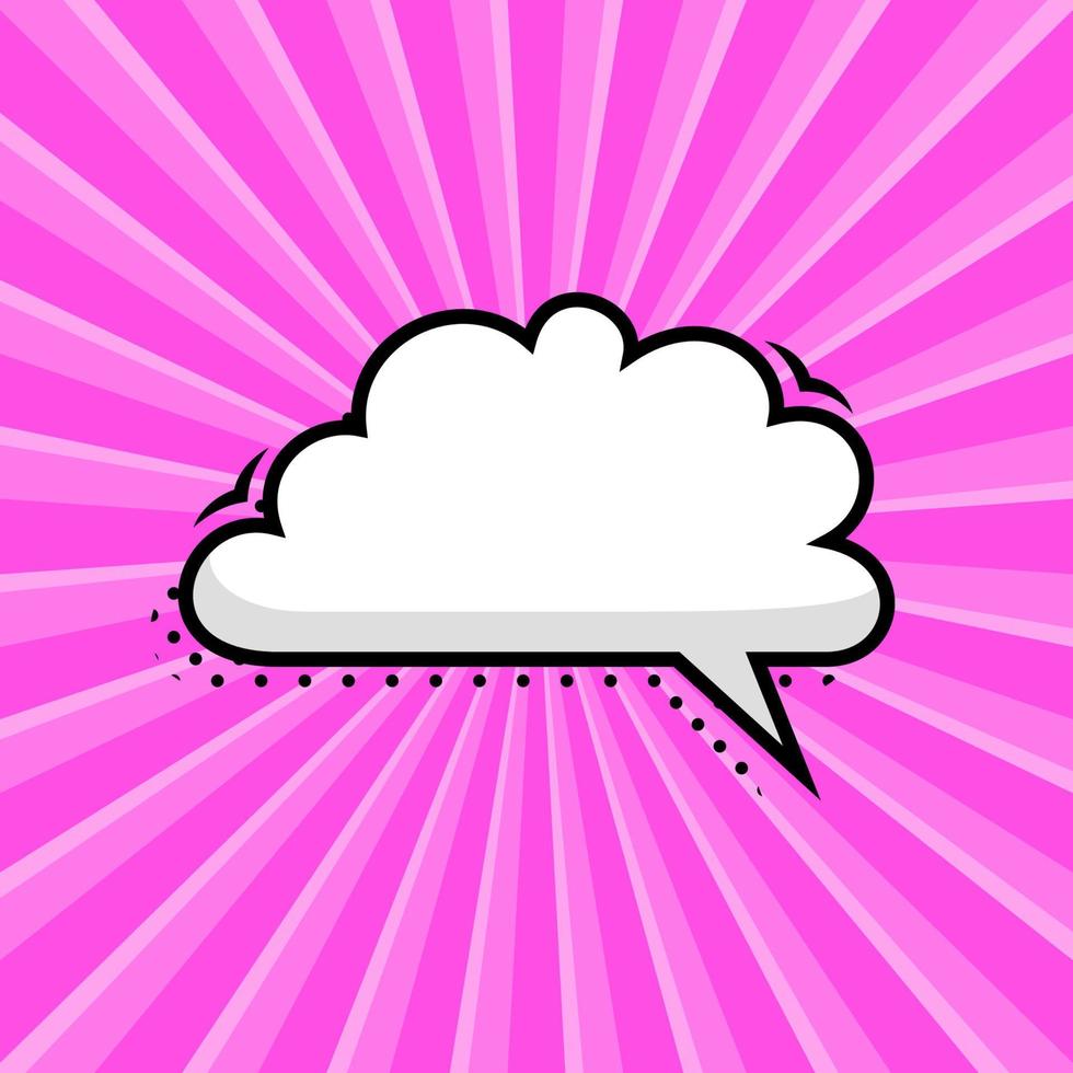 Hand drawn speech bubbles isolated vector