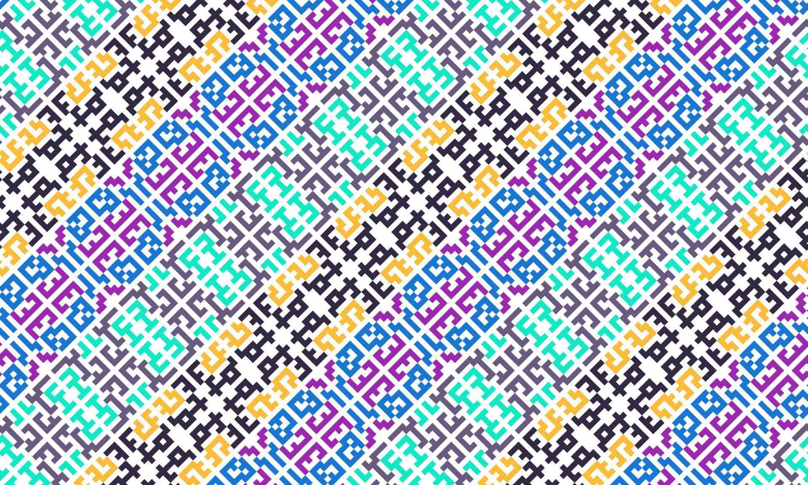 modern pattern plaid ethnic vector