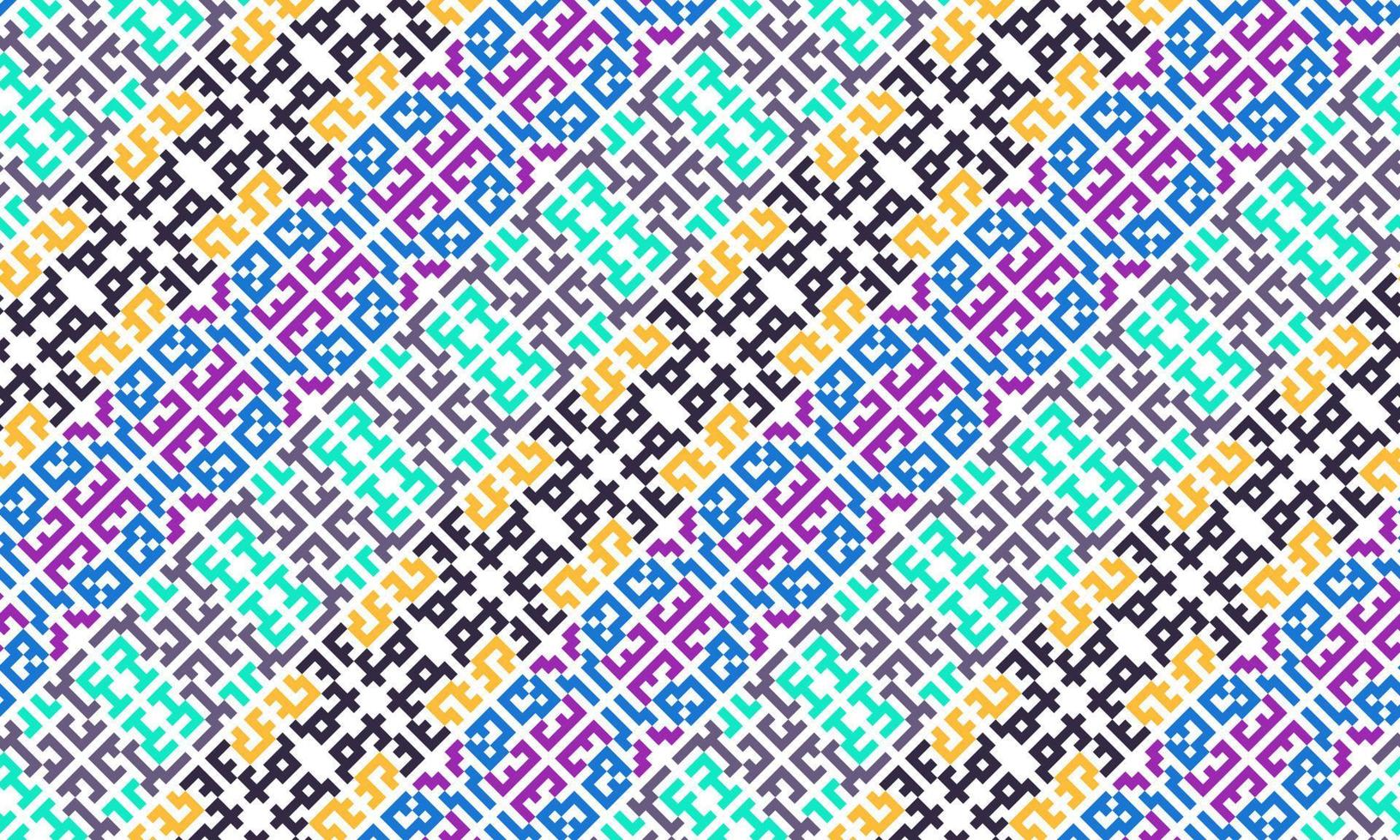 modern pattern plaid ethnic vector