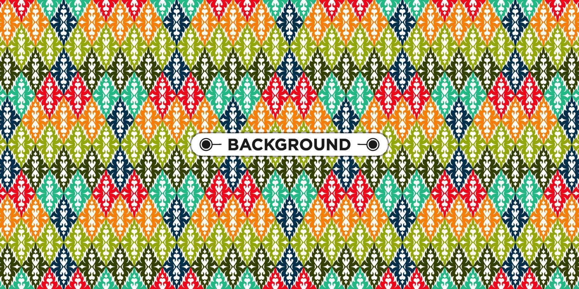 Mandala pattern ethnic background vector