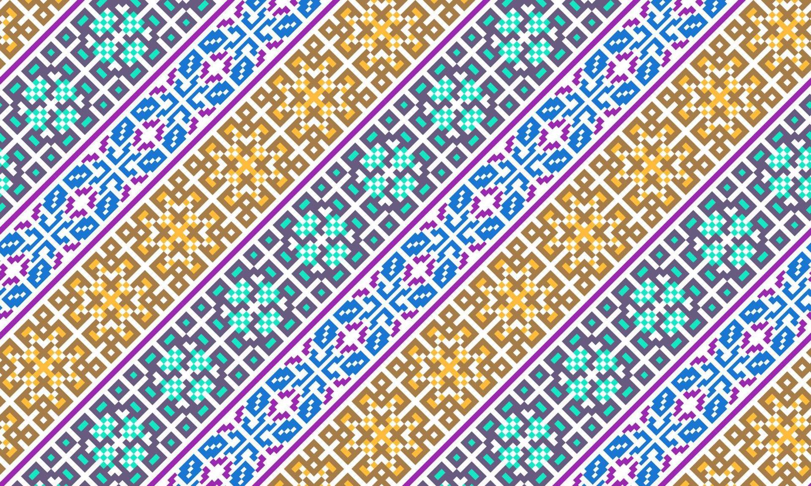 modern pattern plaid ethnic vector