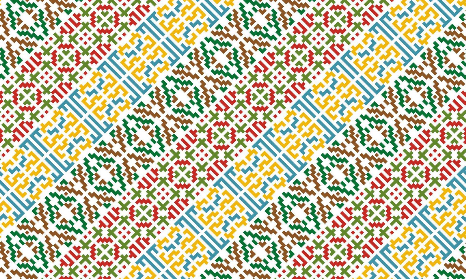 modern pattern plaid ethnic vector