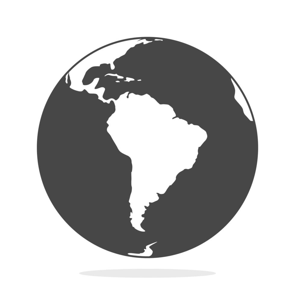 estilo de diseño plano globo sobre fondo blanco vector