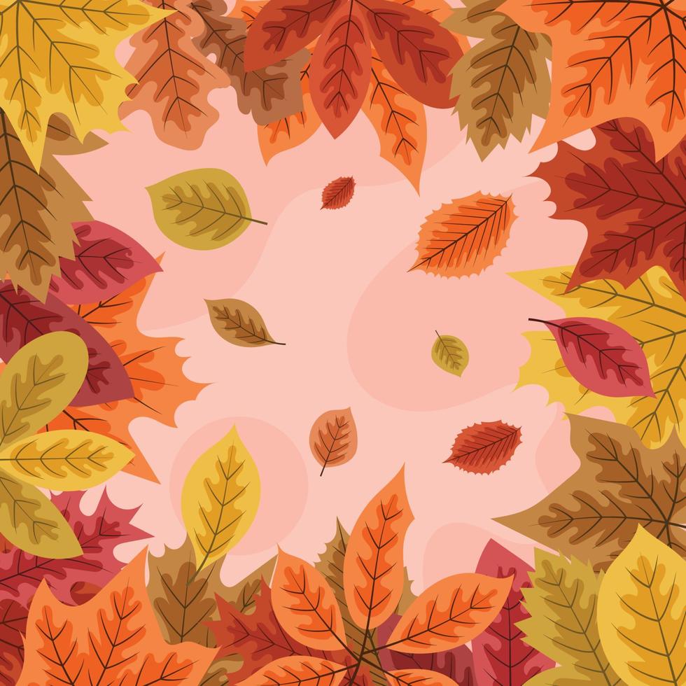 Fallen Leaves Illustration vector