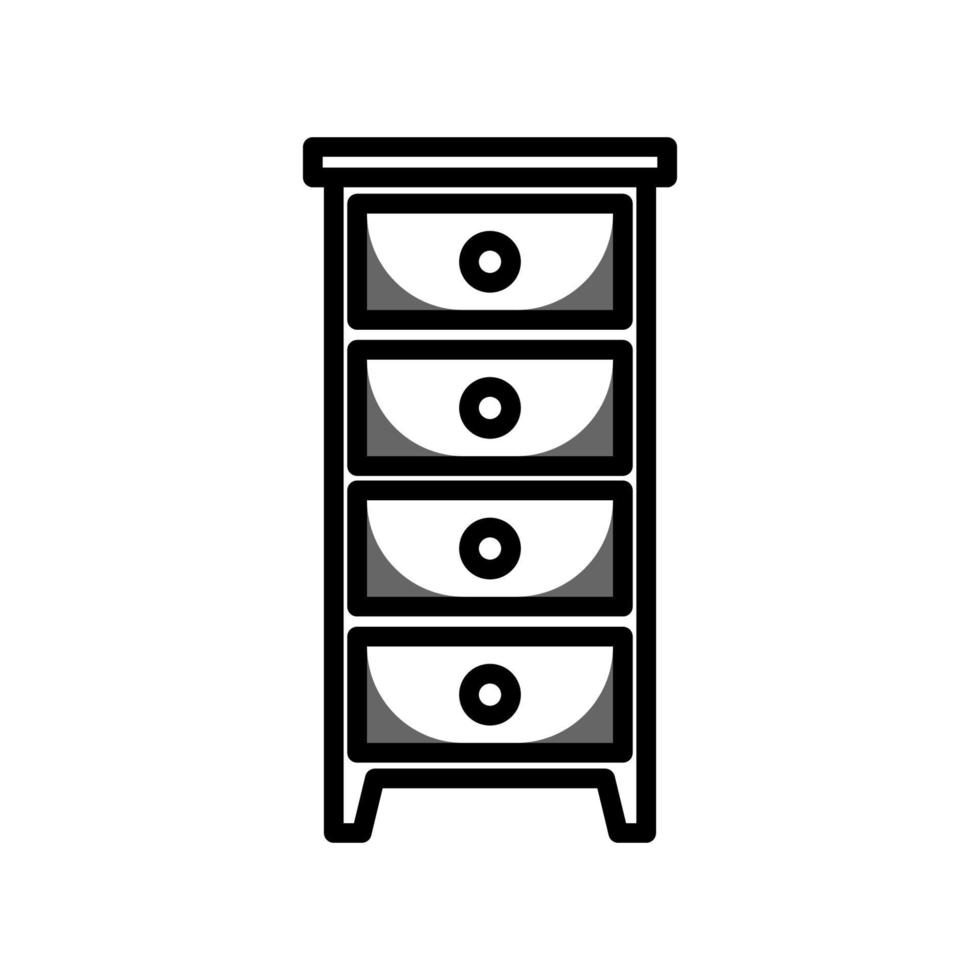 Illustration Vector Graphic of Cabinet icon