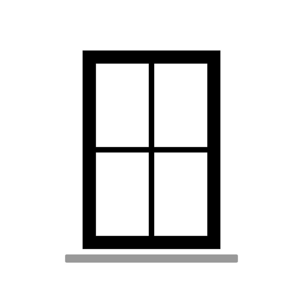 ilustración vectorial gráfico del icono de la ventana vector