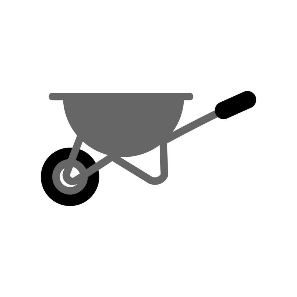 Illustration Vector Graphic of Wheelbarrow icon