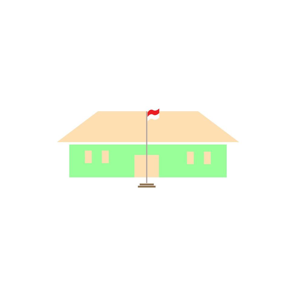 Indonesian flag vector illustration design
