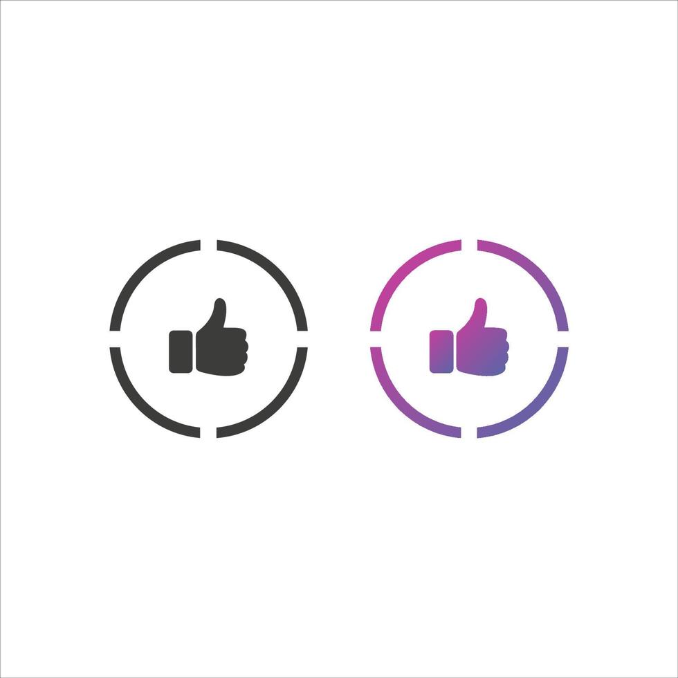 Thumb Up, Like Icon vector