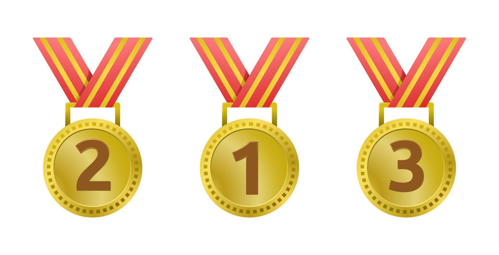 medal for winner vector