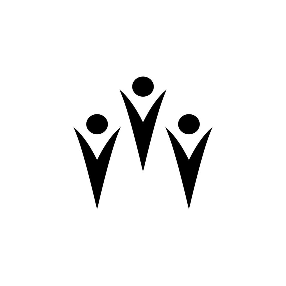group icon logo vector illustration design