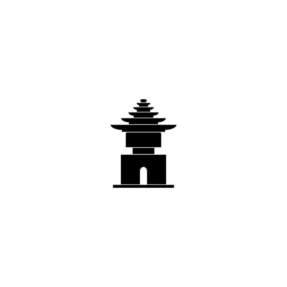 temple vector icon design illustration