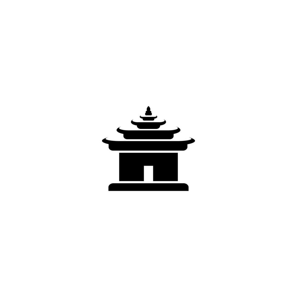 temple vector icon design illustration