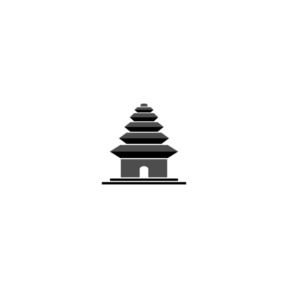 temple vector icon design illustration